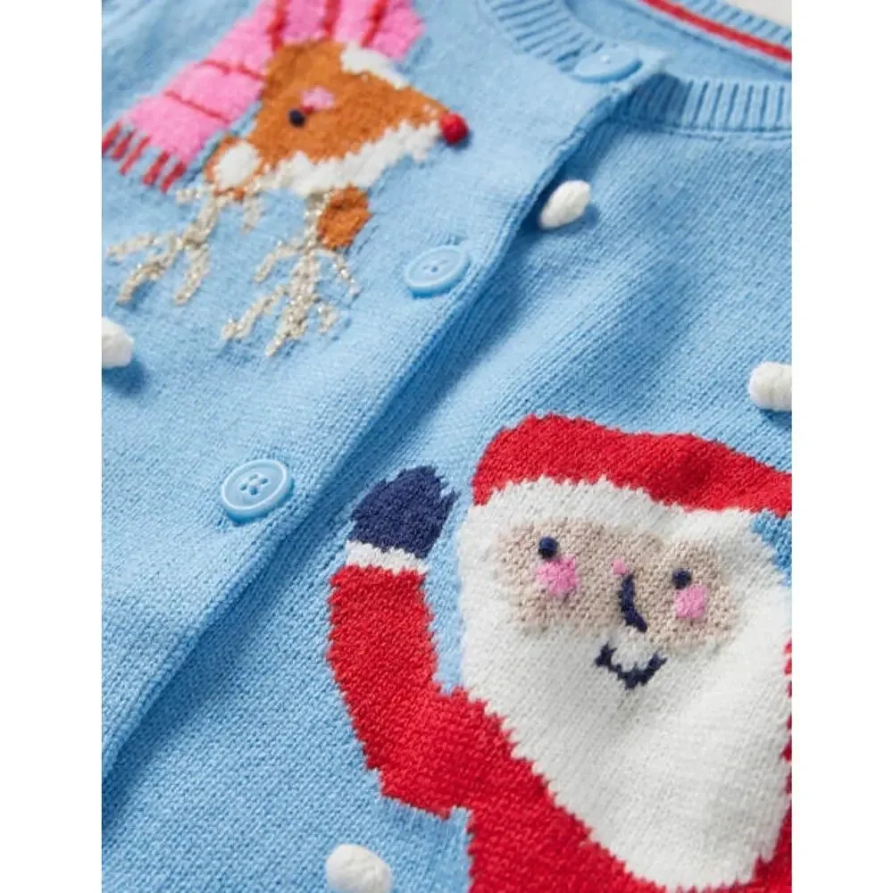 NWT❤️Mini Boden Festive Cardigan sz11-12y